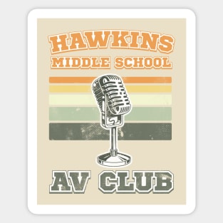 Hawkins Middle School AV Club Sticker